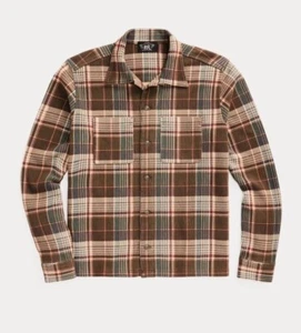 RRL Plaid Wool Workshirt Sweater Jacket Size Small - Picture 1 of 2