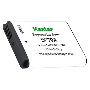Kastar BP-70A Battery for Samsung ST80 ST90 ST93 ST95 ST100 ST150F ST700 ST6500 - Picture 1 of 12