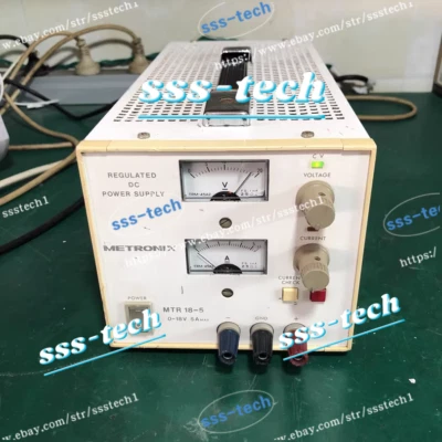 METRONIX MTR 18-5 Pointer-type linear adjustable power supply 0-18v/0-5A#XX - Image 1 of 4