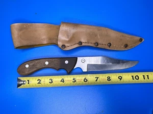 Vintage MAXAM Japan-S Fixed Blade Hunting Knife with Sheath - Picture 1 of 5