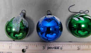 Adornos de Navidad vintage--bolas de vidrio muy pequeñas - Imagen 1 de 7