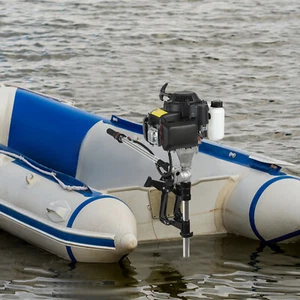 E-Start 7.5HP 4-Stroke Outboard Motor Superior Boat Engine Trolling Motor 144CC - Picture 1 of 17