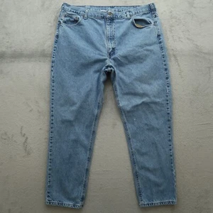 Carhartt Jeans Mens Size 42x32  Blue Traditional Fit 100% Cotton Denim Workwear - Picture 1 of 19