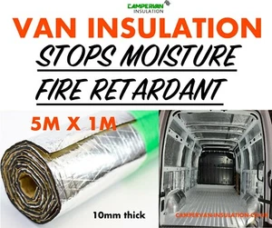 Van Insulation, Vapour Barrier Mat Stops Moisture Thermo Liner Motorhome 5m GMXR - Picture 1 of 5