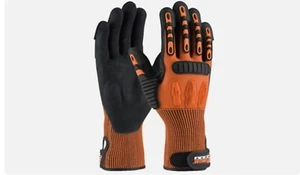 PIP Maximum Safety TuffMax5 Cut Resistant Gloves Hi-Vis XL ANSI Cut Level 3 - Picture 1 of 1