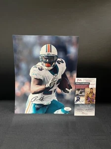 RONNIE BROWN MIAMI DOLPHINS SIGNED 8X10 PHOTO W/JSA COA  - Picture 1 of 1