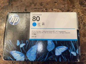 Cartuccia inchiostro ciano originale HP 81 C4931A 350ml nuova - scaduta - Foto 1 di 5
