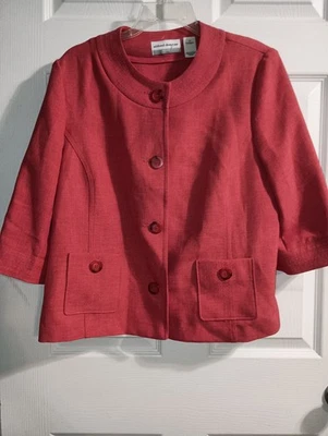 Alfred Dunner #61 女式西装外套 14P 码,二手状况完好 — 第 1/4 张图片