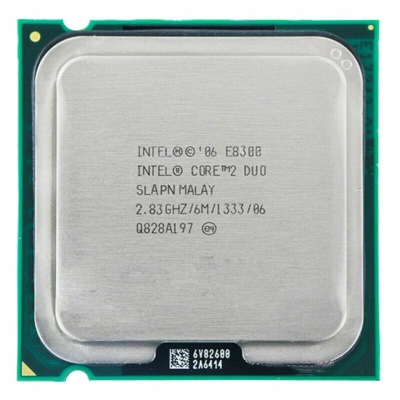 Intel Core 2 Duo E8300 CPU SLAPN 6M/1333/2.83GHz LGA 775 Processor - Image 1 of 1