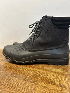 Sperry Top-Sider Herren STS181888 Schwarz Gummi Ente Stiefel Größe 10,5 Regenstiefel - Bild 1 von 9