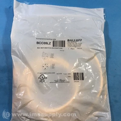 Juego de cables de doble extremo Balluff BCC05LZ FNFP Foto 1 de 4