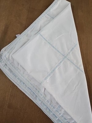 Manta cuna House of Hatten bebé con encaje azul 35x35  Foto 1 de 4