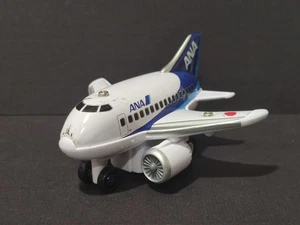 All Nippon Airways ANA JA801A Mini Tin Airplane Toy Pull Back Made In Japan - Picture 1 of 8