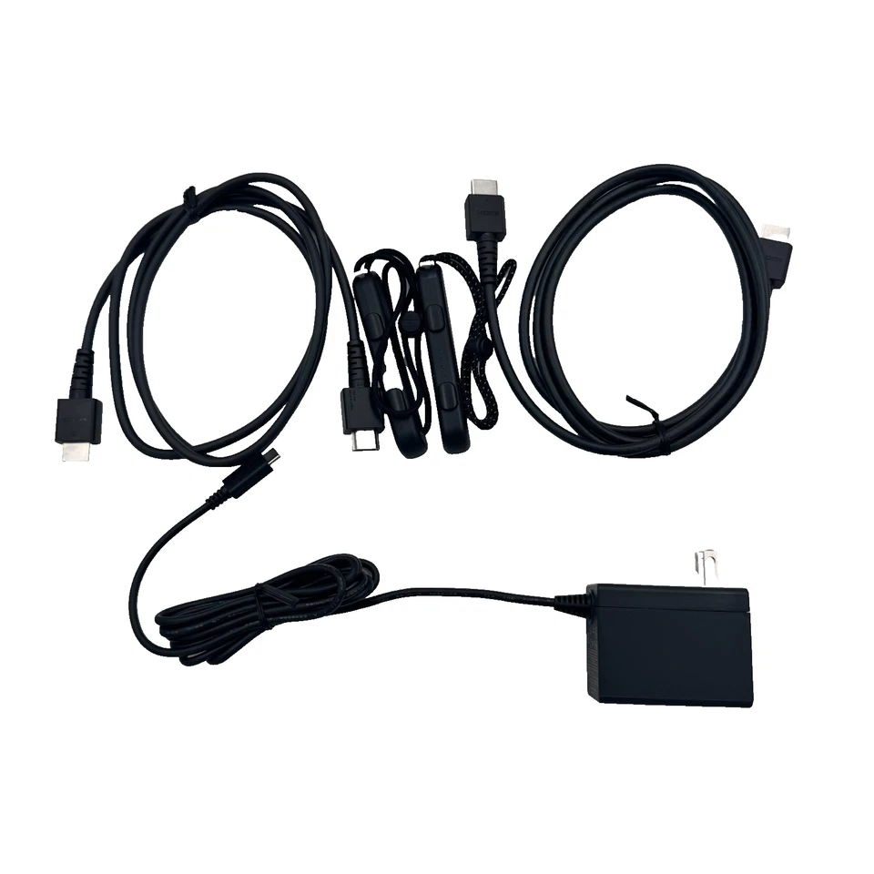 NEW! NINTENDO SWITCH AC POWER ADAPTER / 2 HDMI CABLES & JOY CON STRAPS - Image 1 of 4