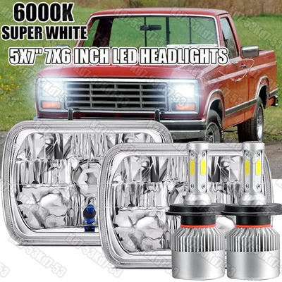 Nuevo Para Chevy C1500 C2500 C3500 Suburban Pickup 7x6" FARO LED haz alto-bajo Foto 1 de 4