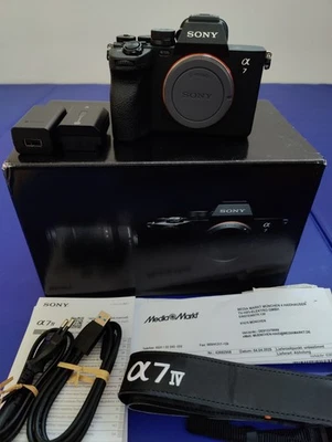 SONY ALPHA 7 IV -ILCE7M4, Body, Neuwertig, nur 3847 Auslösungen. - Bild 1 von 4