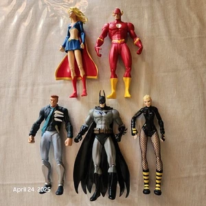 Dc Direct Batman , Flash , Black Canary Supergirl Boomerang Lot Micheal Turner - Picture 1 of 24