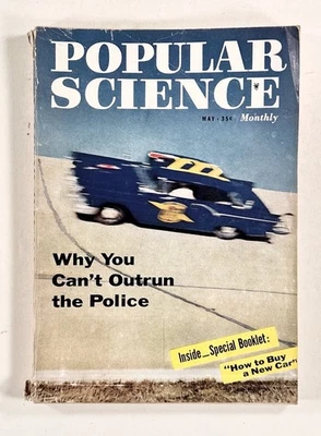 1957 May POPULAR SCIENCE How to Buy a New Car POLICE CHASES Atomic Energy RADIO - Image 1 of 4