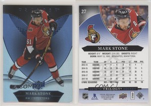 2018-19 Upper Deck Trilogy Blue Foil /799 Mark Stone #27