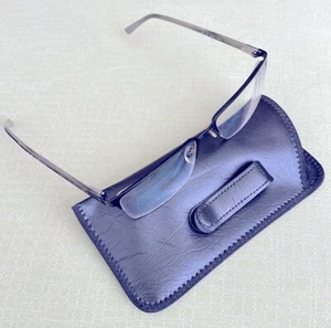 Geoffrey Beene GT23 Men's Black Semi-Rimless RX-Ready Eyewear Frames & Pouch - Picture 1 of 9