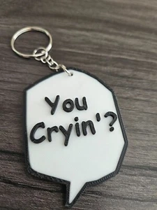 Jujutsu Kaisen Gojo Satoru Manga JJK - You Cryin'? Speech Bubble Key Chain - Picture 1 of 3