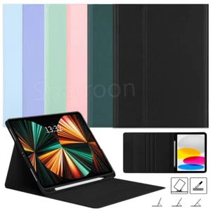 Schutz Hülle für iPad 7/8/9/10/11th Air Pro 11" 13" Mini Tasche mit Stifthalter - Bild 1 von 18