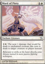 4x Ward of Piety MTG Betrayers of Kamigawa NM Magic Regular