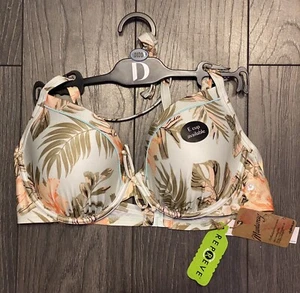 MANTARAY WAIKIKI PADDED BEACH BIKINI TOP SWIM SUIT BRA Size 36DD NEW WITH TAGS - Picture 1 of 6
