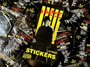 1987 Comic Images A NIGHTMARE ON ELM STREET - New/Sealed Sticker Packs (NOES) - Picture 1 of 12