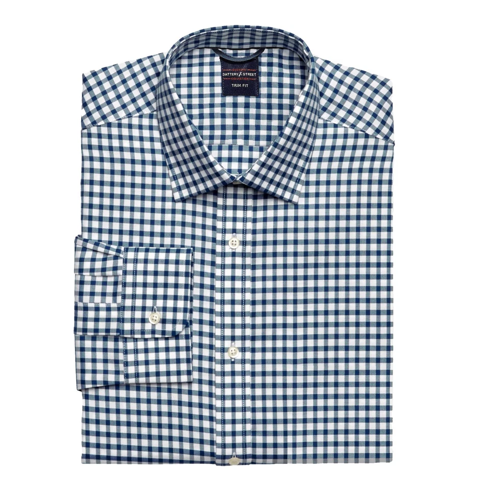 Nueva Camisa de Vestir Dockers Para Hombre Battery Street Trim-Fit Cuello Extendido Precio de venta sugerido por el fabricante $50 Foto 1 de 1