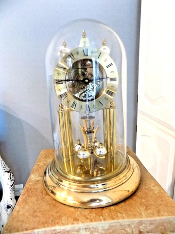 Vintage Elgin Model E 49 400-Day Anniversary Germany Clock wind up w key Cover