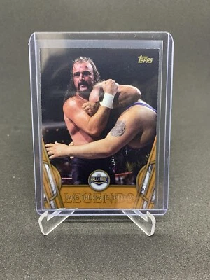 2018 TOPPS LEGENDS OF WWE BRONZE HALL OF FAME JAKE THE SNAKE ROBERTS #24 - Image 1 of 2