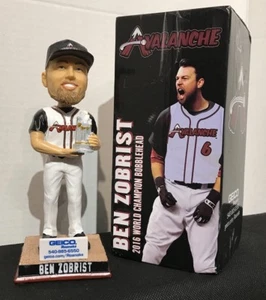 Ben Zobrist Bobblehead Avalanche Chicago Cubs 2016 Champion MVP Neu im Karton - Bild 1 von 6