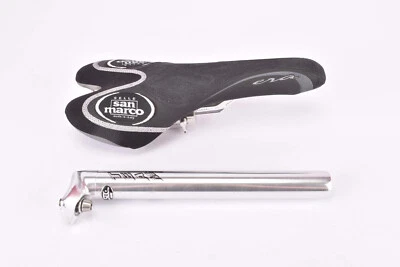 Sillín NOS Negro Selle San Marco Era "One Click" con Rieles de Aluminio Ajustables Foto 1 de 4