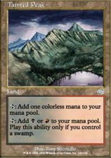 1x Tainted Peak Moderate Play, English Torment MTG Magic