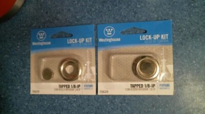 Westinghouse 70639, Kit de Bloqueo para Vidrio de Techo, Acabado Níquel, Lote de 2, FS Foto 1 de 3