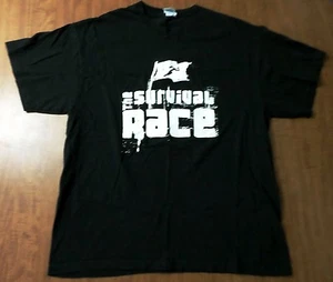 SURVIVAL RACE Flag Running Tee XL distressed Tee 5K Mud Run Fitness T-Shirt Jog - Bild 1 von 1