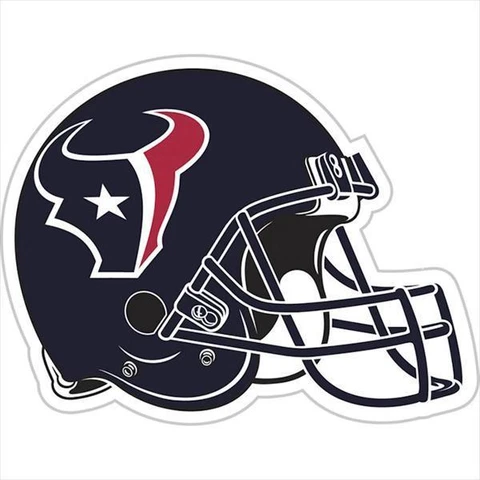 Houston Texans 8" Inch Helmet Logo Vinyl Magnetic Car Fridge Decal Cover