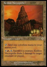 Keldon Necropolis ~ Moderately Played Invasion MTG Magic UltimateMTG Land Card