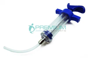 Jeringa de alimentación reutilizable para animales veterinarios 20 ml punta de bloqueo Luer herramientas estériles - Imagen 1 de 3