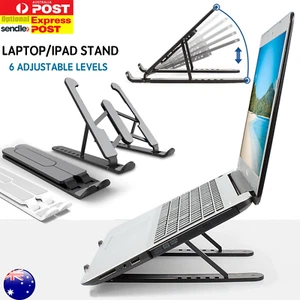 Portable Laptop Stand Adjustable Holder For iPad MacBook Air Pro Tablet Notebook - Picture 1 of 14