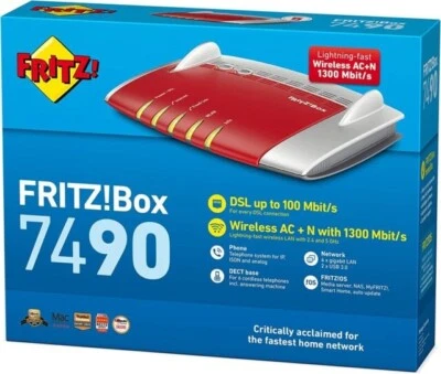 AVM FRITZ!Box 7490 VSE-NET Edition MESH WLAN Router - DE Händler - Bild 1 von 4