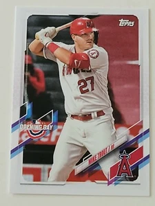 Mike Trout Card 2021 Topps Opening Day Card #27 - Picture 1 of 2