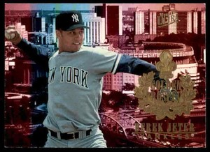 1996 Fleer Ultra Golden Prospect Medallion Rare Derek Jeter Yankees #8