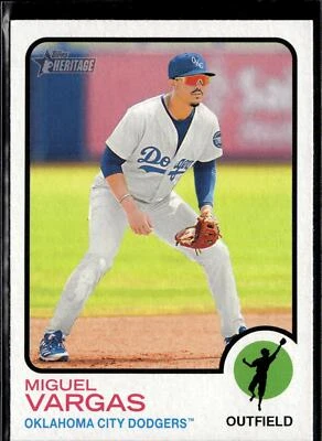 2022 Topps Heritage Minor League #196 Miguel Vargas - Image 1 of 2