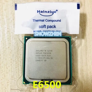 CPU Intel Pentium Dual-Core E6500 processore SLGUH 2,93 GHz 2M LGA 775 - Foto 1 di 3