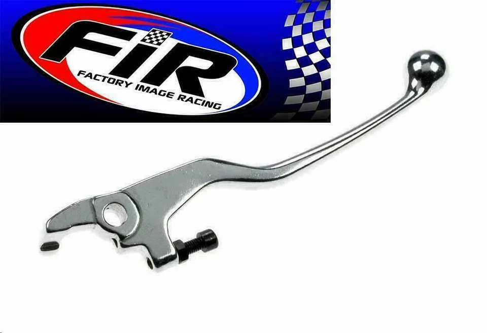 PALANCA DE FRENO DELANTERA DE ALEACIÓN FUNDIDA PLATEADA KAWASAKI KLR650, KLX650 1993-1995 Foto 1 de 1