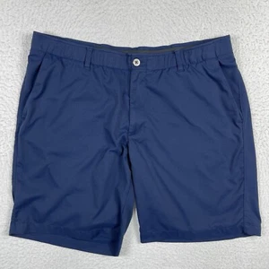Under Armour Shorts Herren 42 blau Freizeit Arbeitskleidung Reise Urlaub Golfer Preppy - Bild 1 von 16