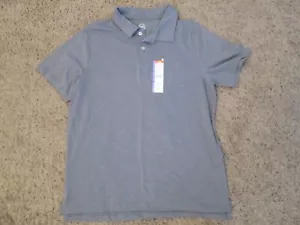 Boy's Shirt Grey Pique Polo Wonder Nation Brand Size XL 14/16 Husky NWT! - Picture 1 of 4