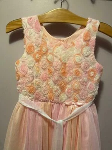 Jona Michelle Party Special Occasion Holiday Floral Front Tie Dress Size 10  - Picture 1 of 5